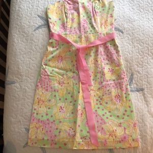 Lilly Pulitzer strapless dress